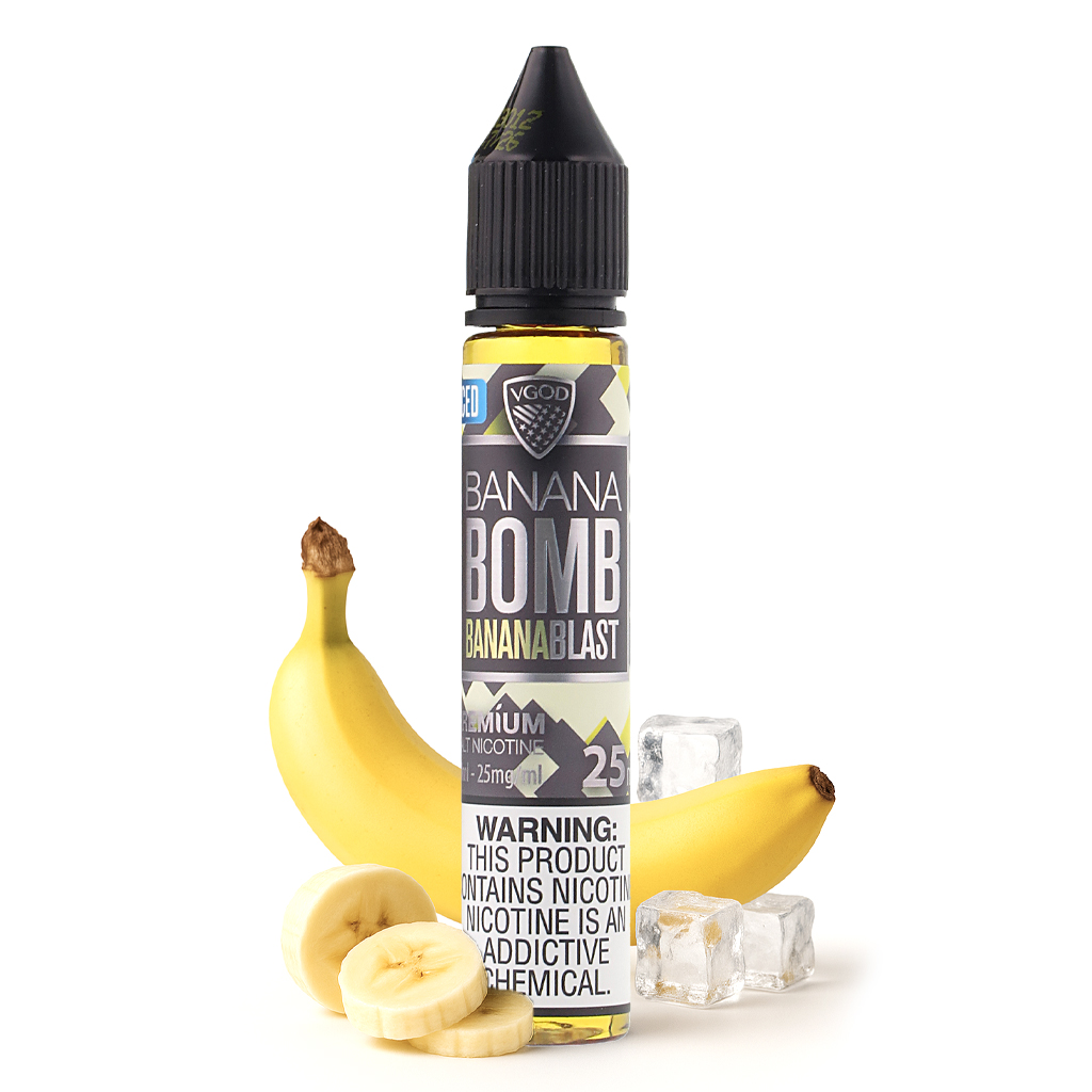 سالت ویگاد موز یخ | VGOD BANANA BOMB ICED SALT