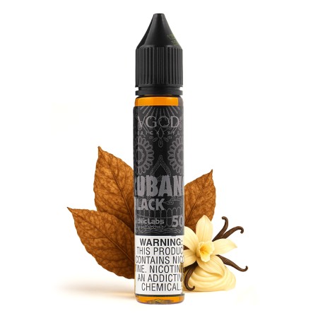 سالت ویگاد کوبانو بلک تنباکو وانیل | VGOD CUBANO BLACK BOLD CREAMY CIGAR SALT